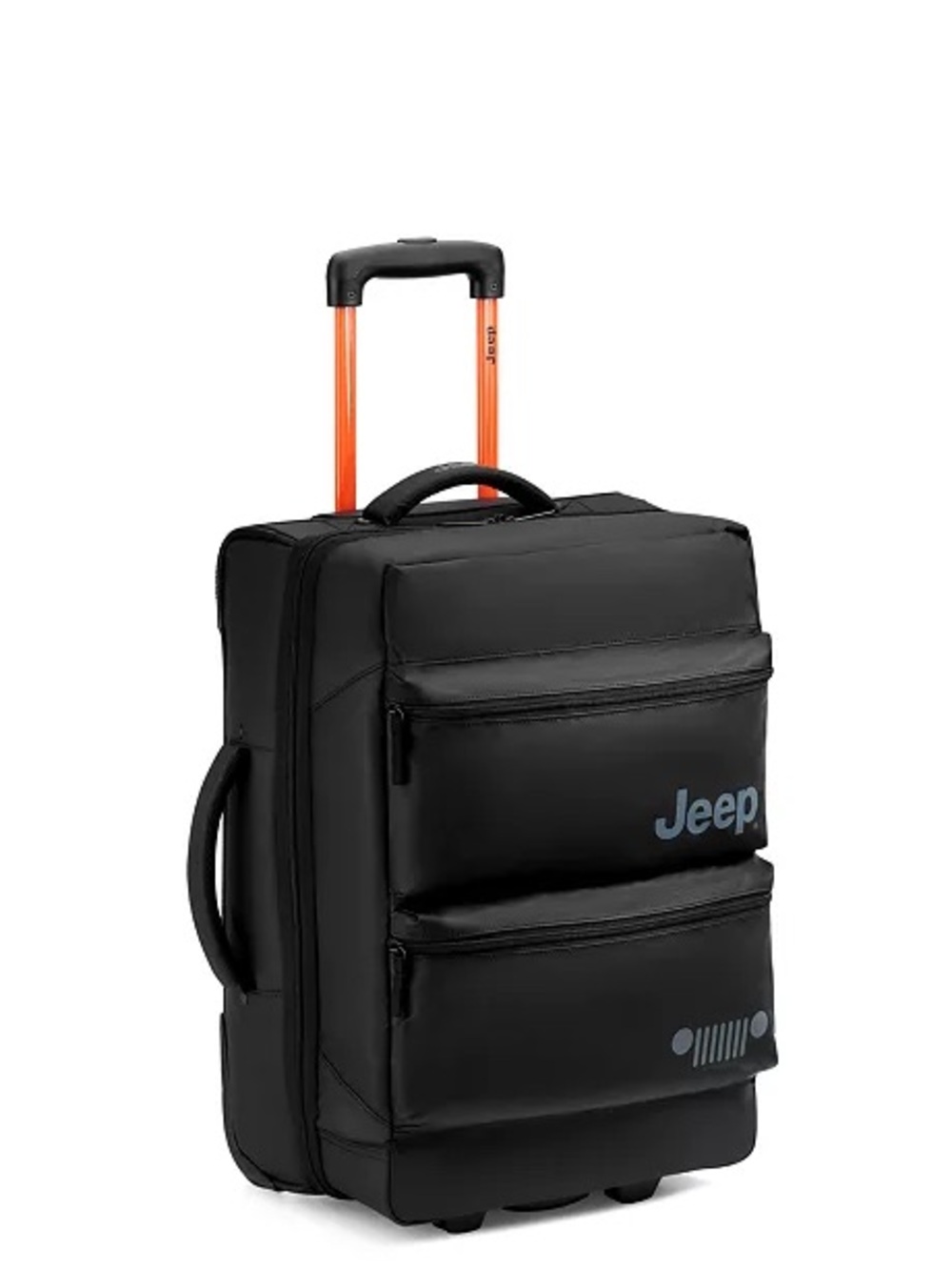Jeep Black Carry-On with Orange Telescopic Handle - Picture 5 of 16